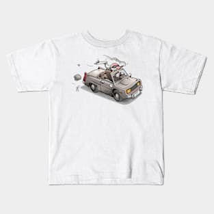 1980's old car Kids T-Shirt